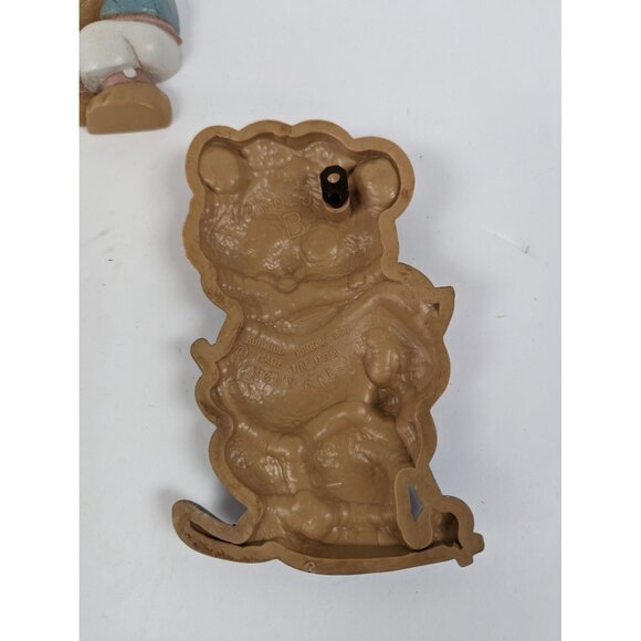 Homco Burwood Sports Bears Wall Hanging Plaques #3269 Set of 3 Golf Tennis Ski - Picture 3 of 10